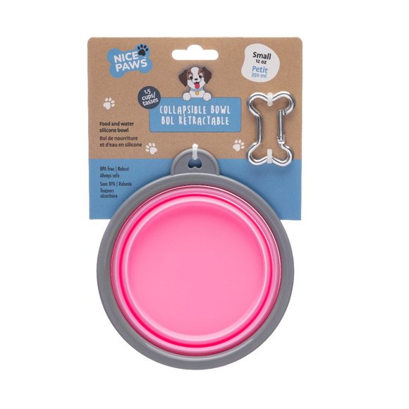 NICE PAWS 2pc Set Collapsible Bowls 1.5 Cup Capacity - Picture 7 of 7